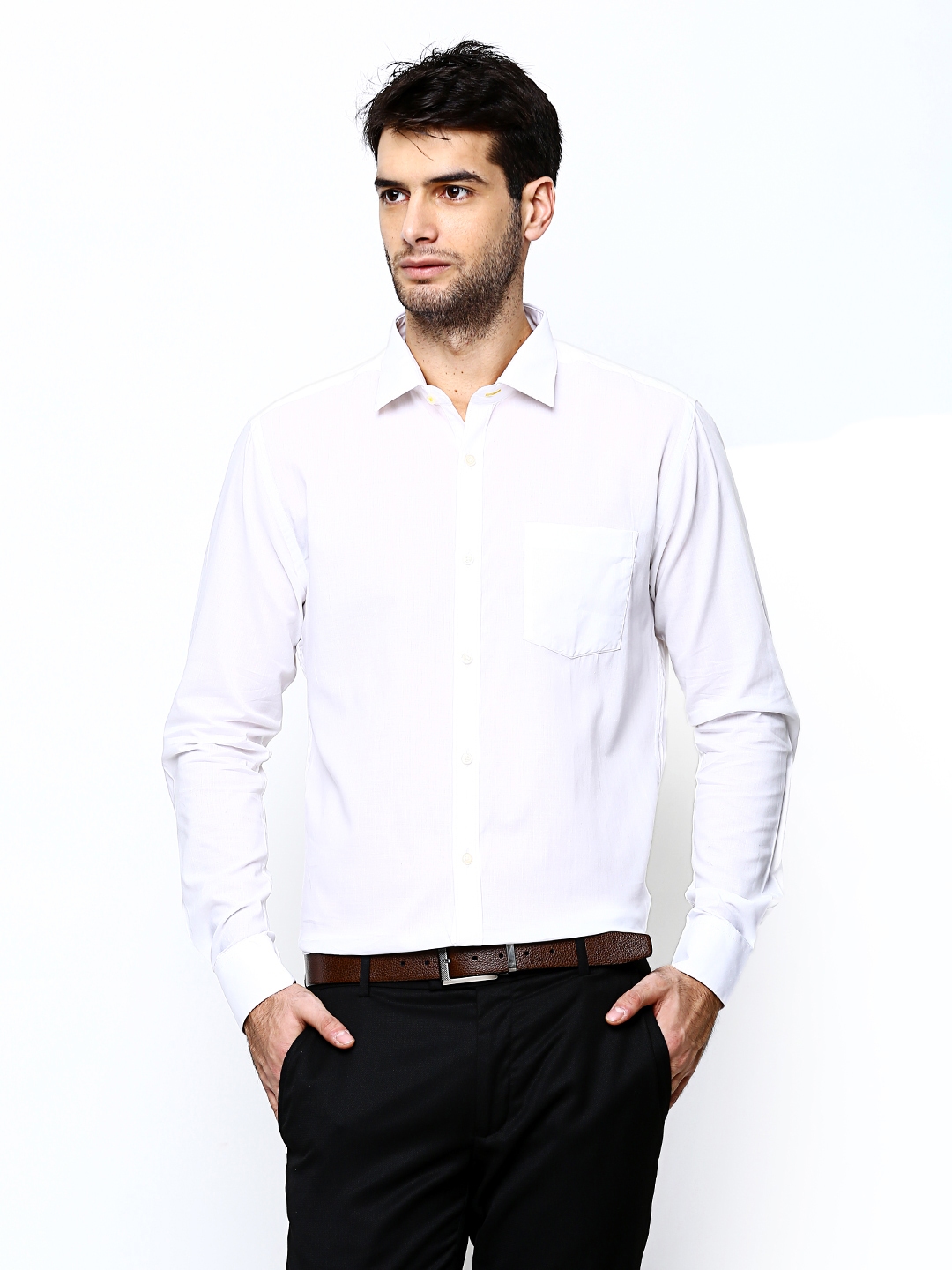 Buy Blackberrys Men White Formal Shirt - Shirts for Men 528742 | Myntra