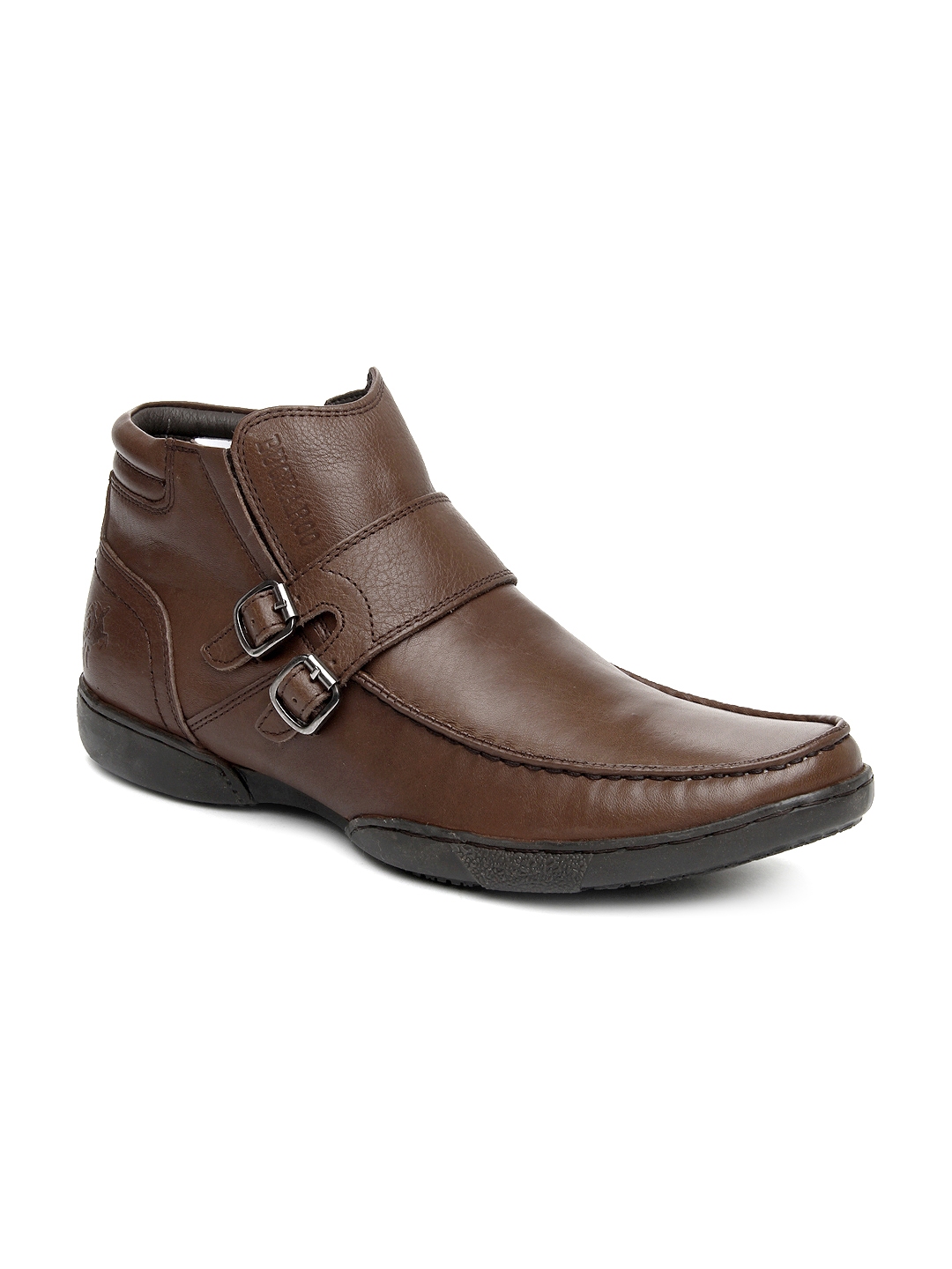 leather buckaroo shoes