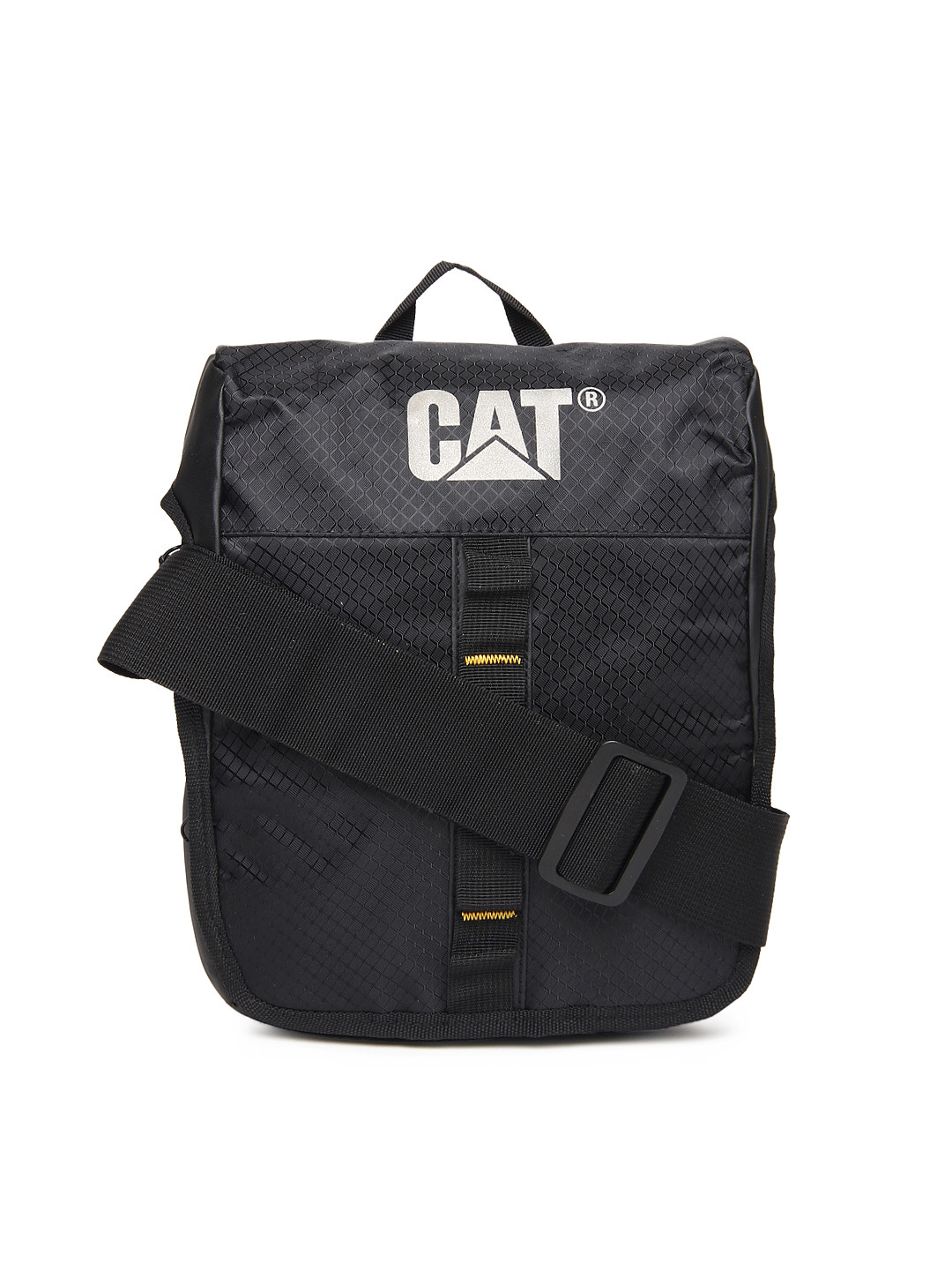 Buy CAT Unisex Black Rock Tablet Messenger Bag Messenger Bag for Unisex 199387 Myntra