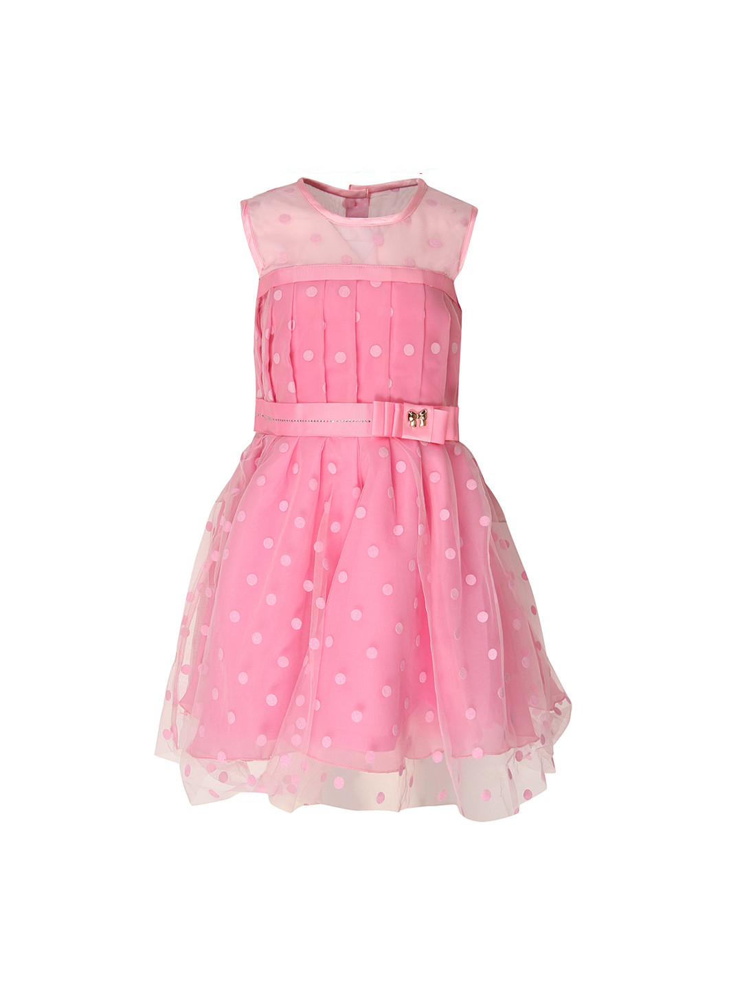 Buy CUTECUMBER Girls Pink Fit & Flare Dress Dresses for Girls 310895