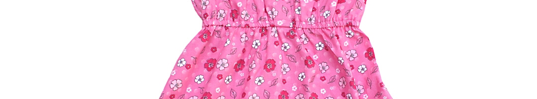 Buy Campana Girls Pink Printed Dress - Dresses for Girls 297974 | Myntra