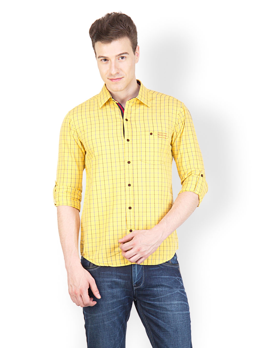 canary yellow show shirt
