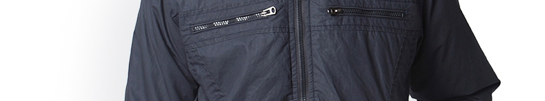 Buy Cantabil Men Navy Woollen Jacket - Jackets for Men 554930 | Myntra