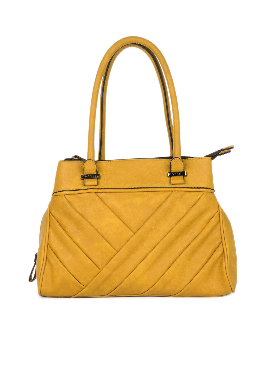 Buy Caprese Mustard Yellow Handbag Handbags for Women 117430 Myntra