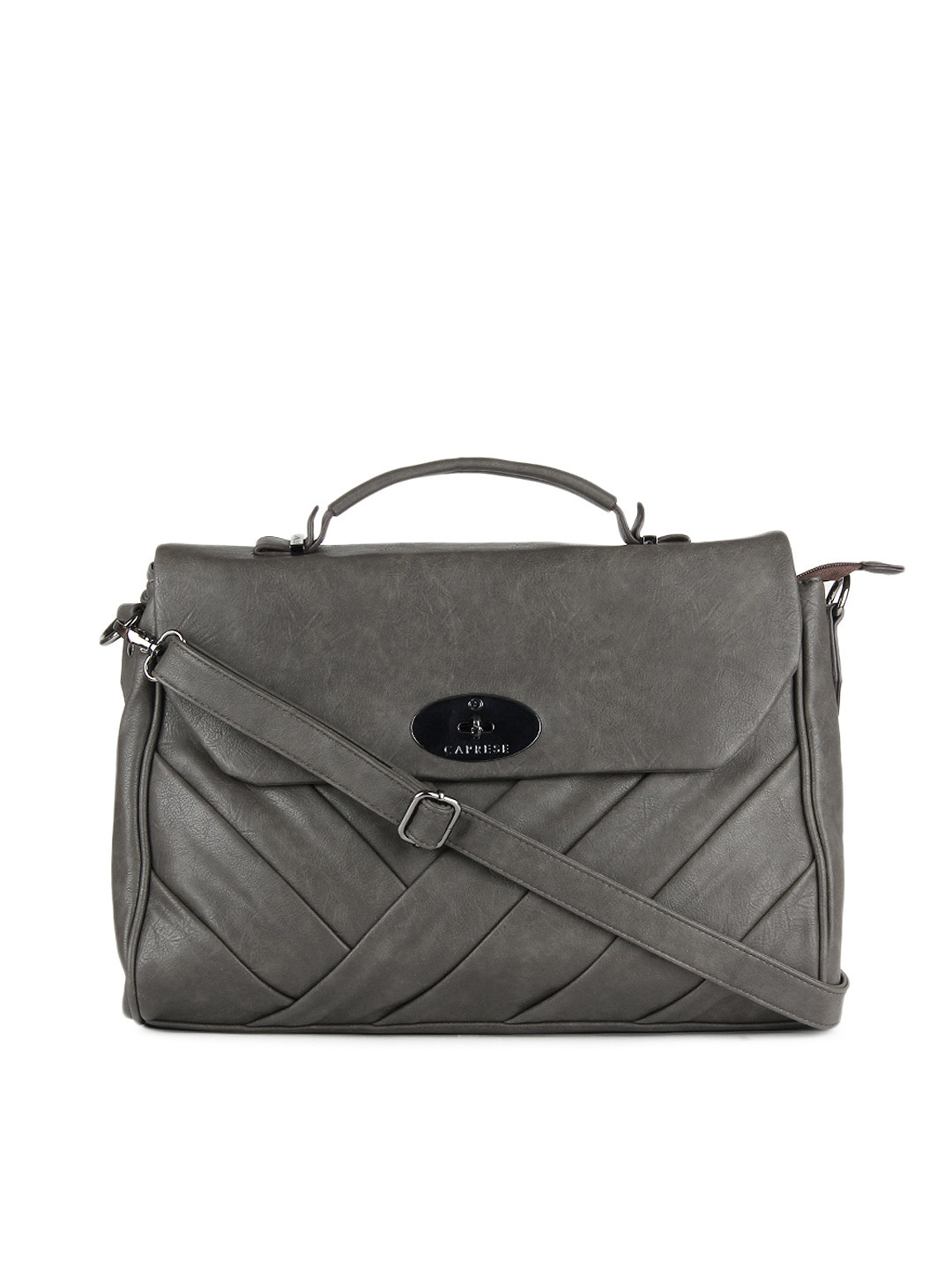 Buy Caprese Women Charcoal Grey Laptop Bag Laptop Bag for Women
