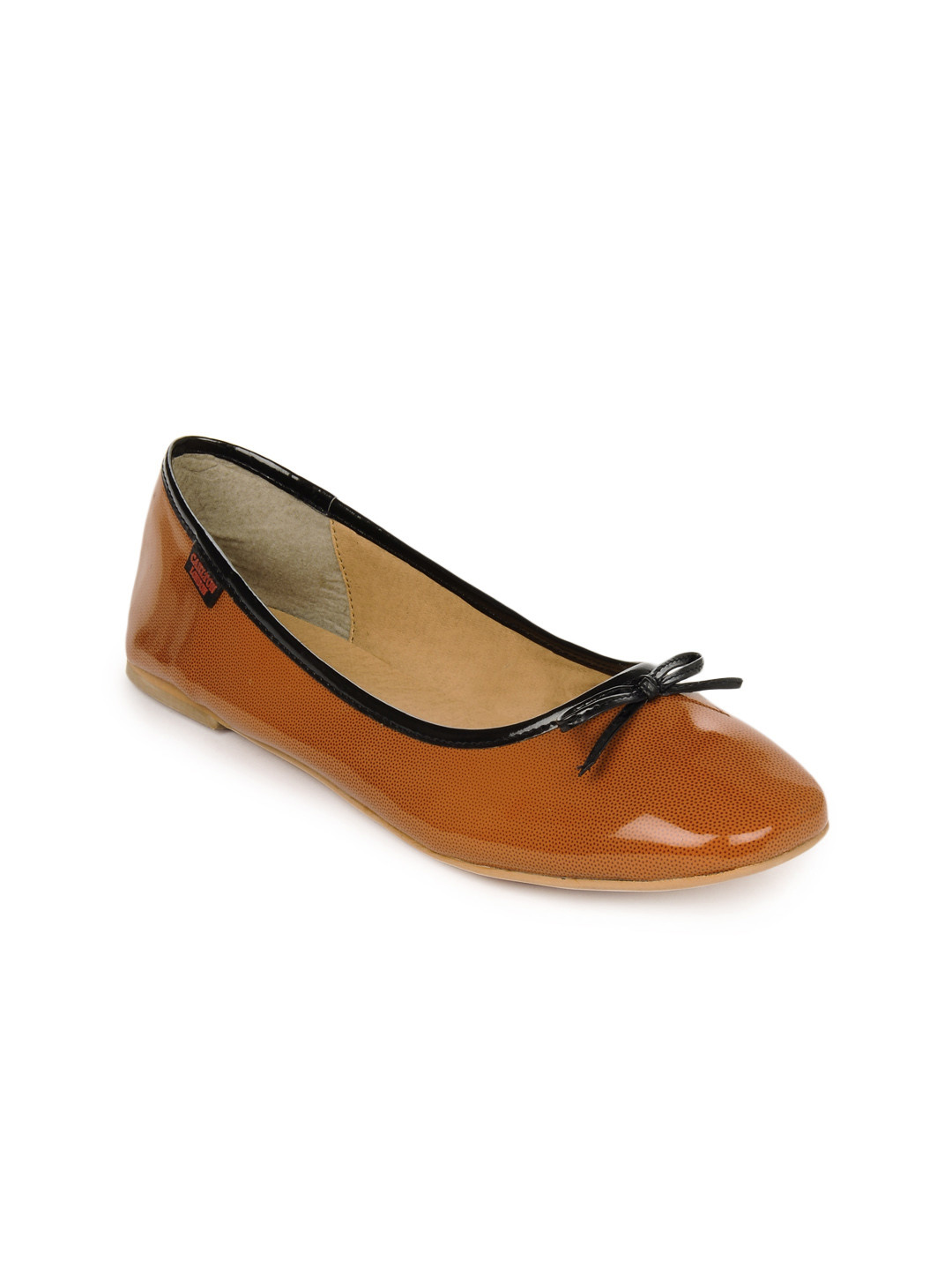 Buy Carlton London Women Brown Ballet Flats Flats for Women 105988