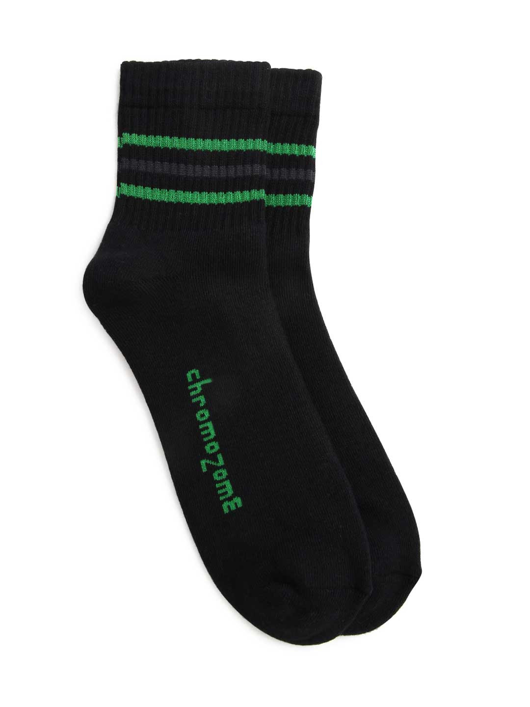 Buy Chromozome Men Black Active Sport Ankle Length Socks Socks for