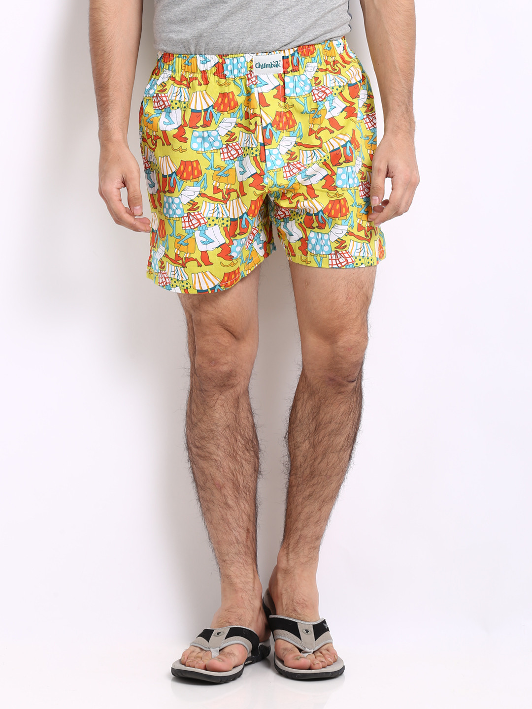 Buy Chumbak Men Lime Green Lungi Boxers CBS016 Boxers for Men 226715 Myntra