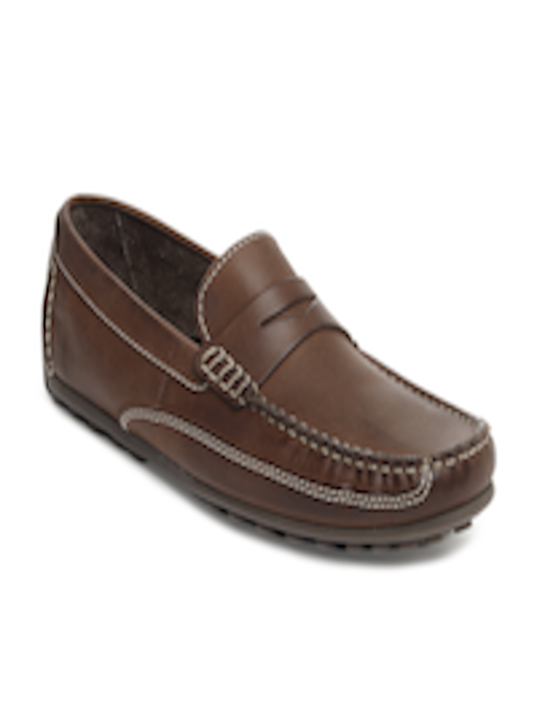 Buy Clarks Men Brown Leather Loafers - Casual Shoes for Men 229937 | Myntra