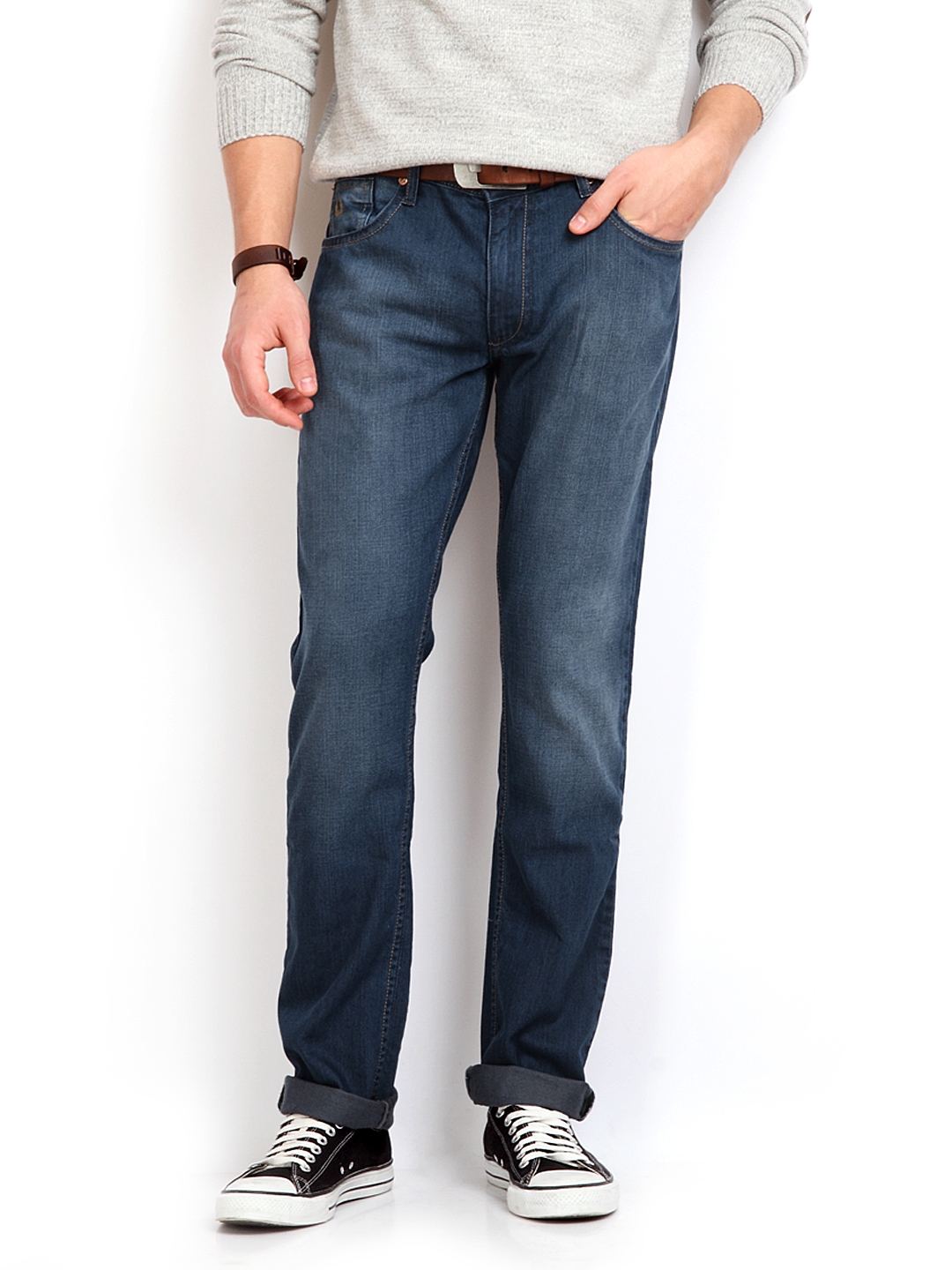 Buy Colt Men Blue Justin Slim Fit Jeans - Jeans for Men 173674 | Myntra