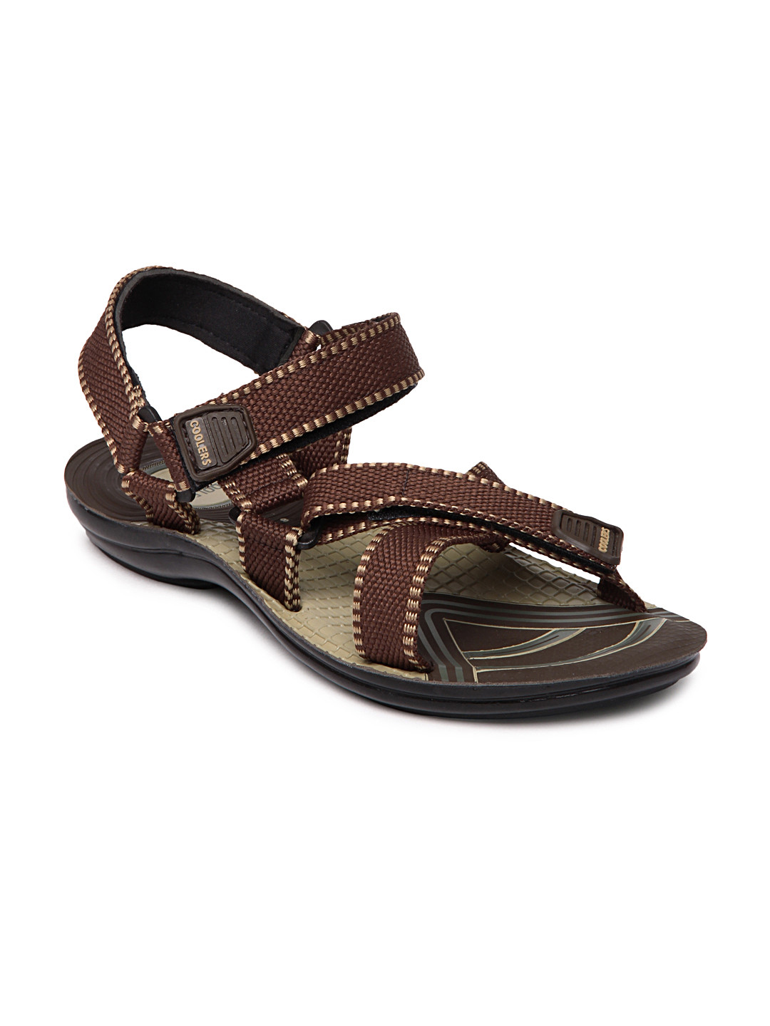 Buy Coolers Men Brown Sports Sandals Sports Sandals for Men 208364