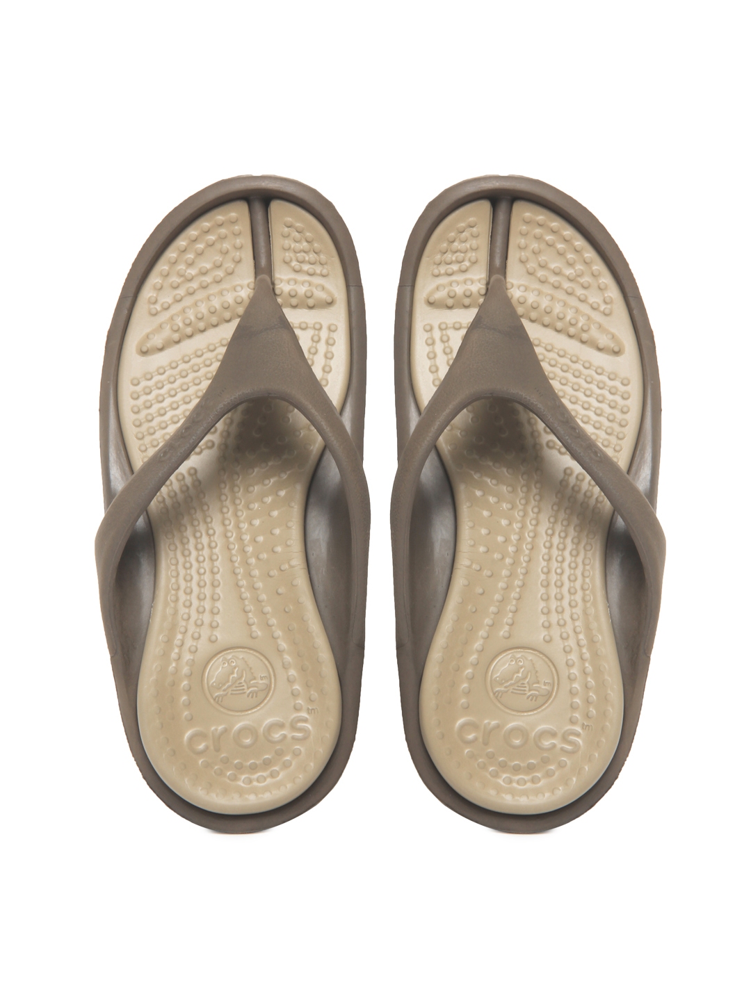 Buy Crocs Unisex Mushroom Brown Athens II Flip Flops - Flip Flops for ...