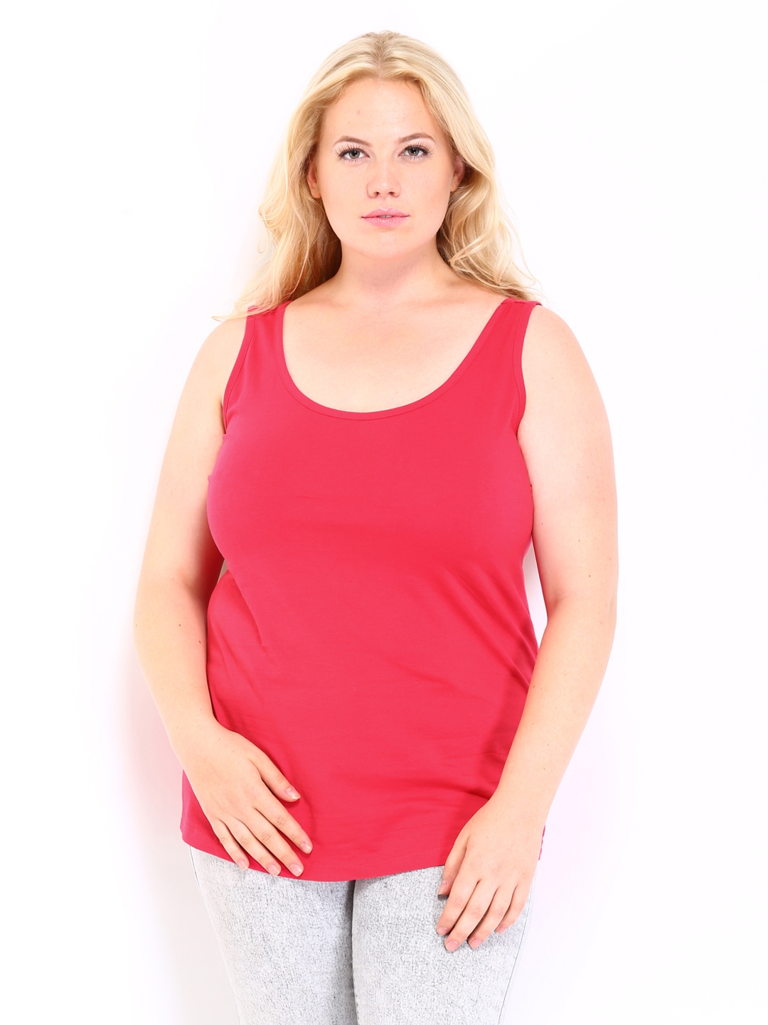 curvy tank top