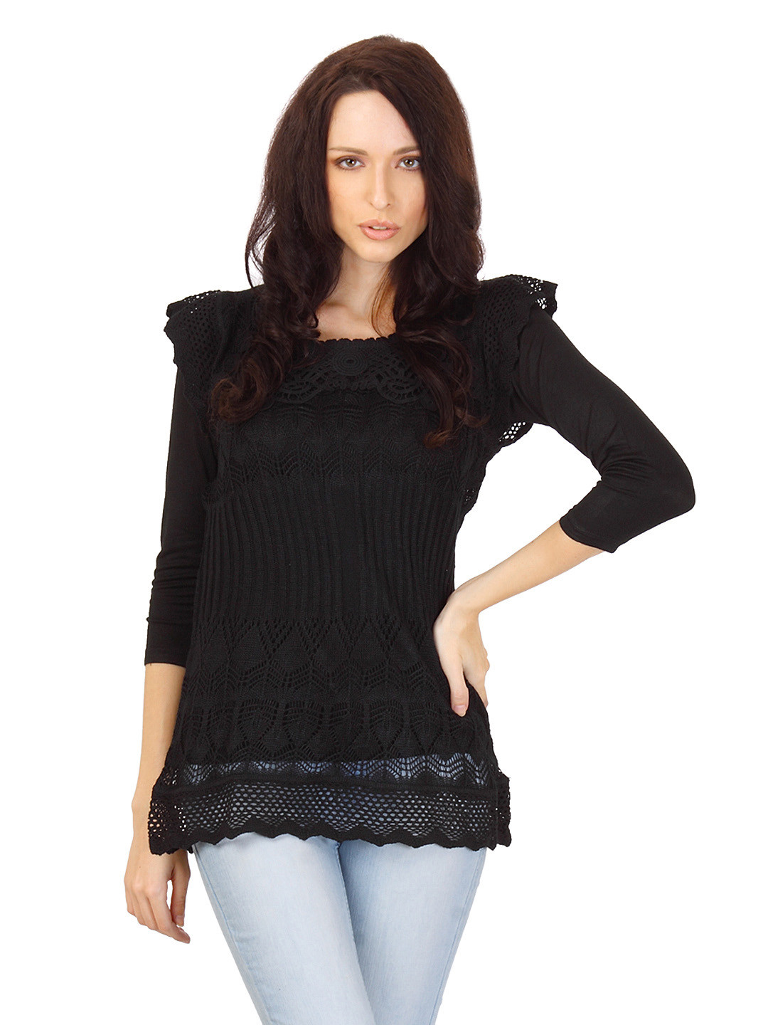 Buy Deal Jeans Women Black Top Tops for Women 89088 Myntra