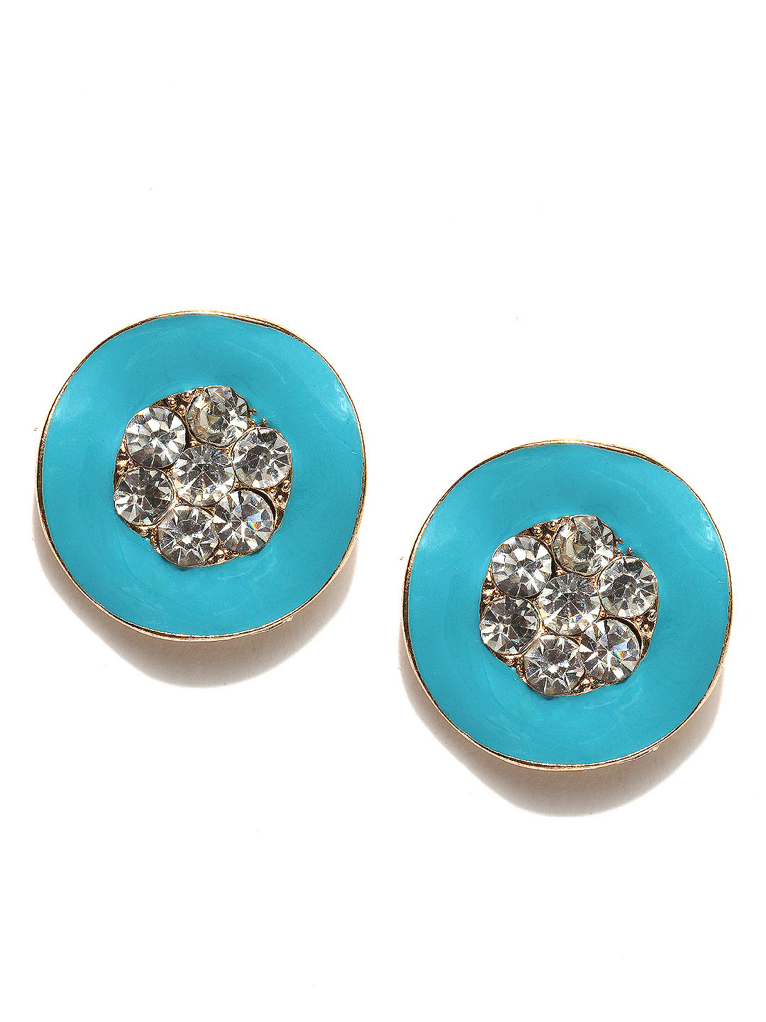 Buy DressBerry Blue Stud Earrings Earrings for Women 212157 Myntra