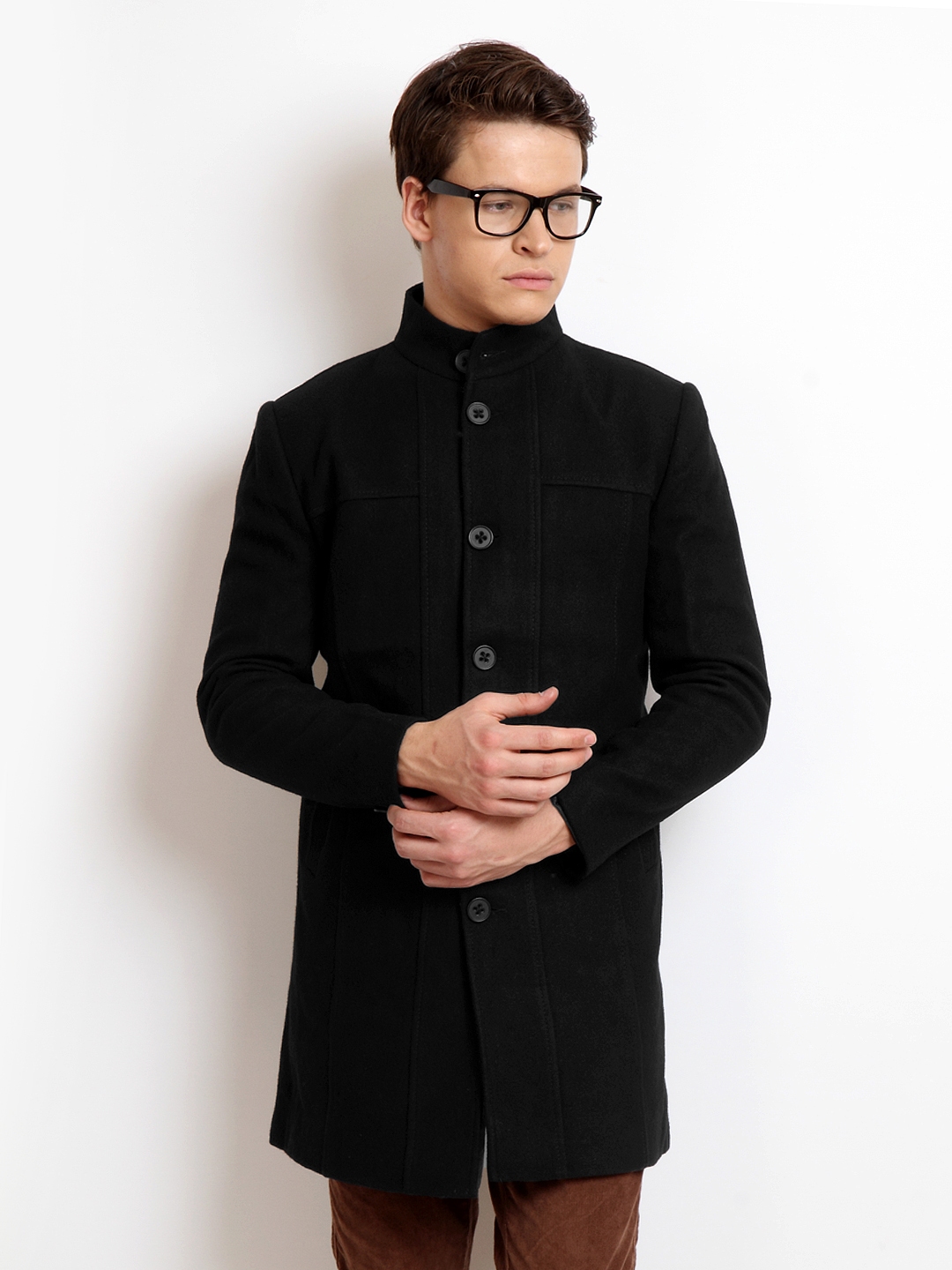 Buy Duke Men Black Coat - Coats for Men 184054 | Myntra