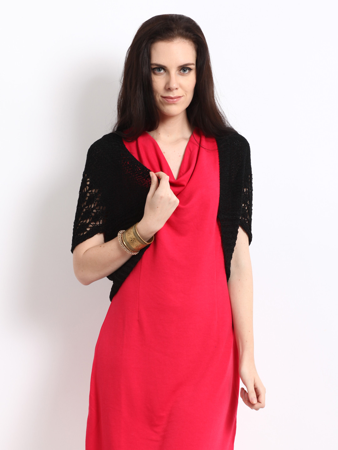 Buy ELLE Women Black Shrug Shrug for Women 171826 Myntra