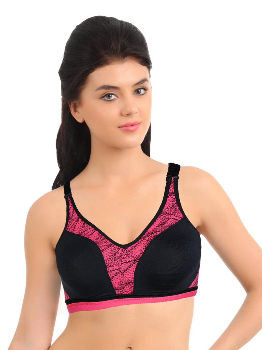 Buy Enamor Pink High Impact Sports Bra Bra for Women 66577 Myntra