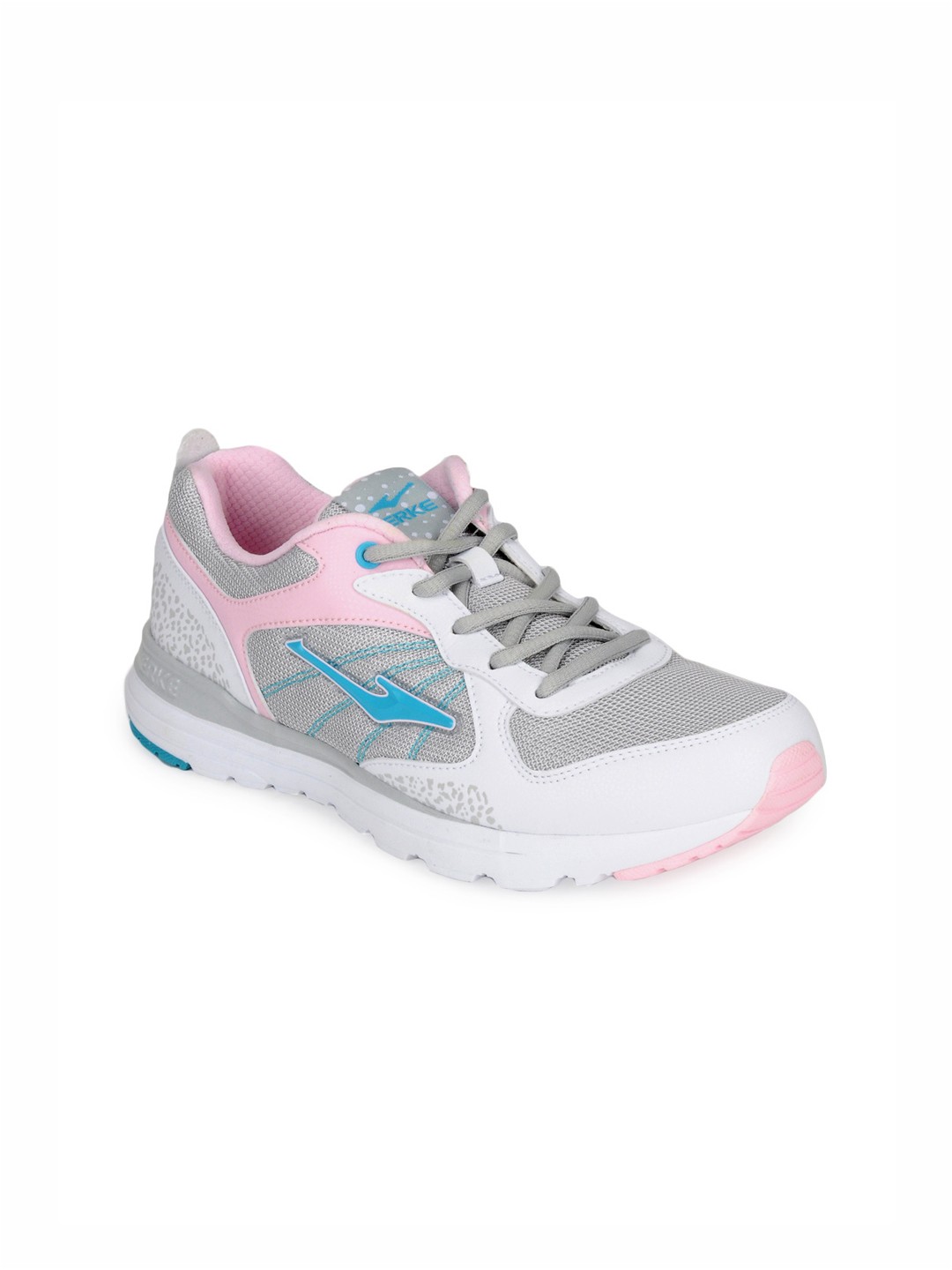 Buy Erke Women Grey And White Jogging Shoes - Sports Shoes for Women ...