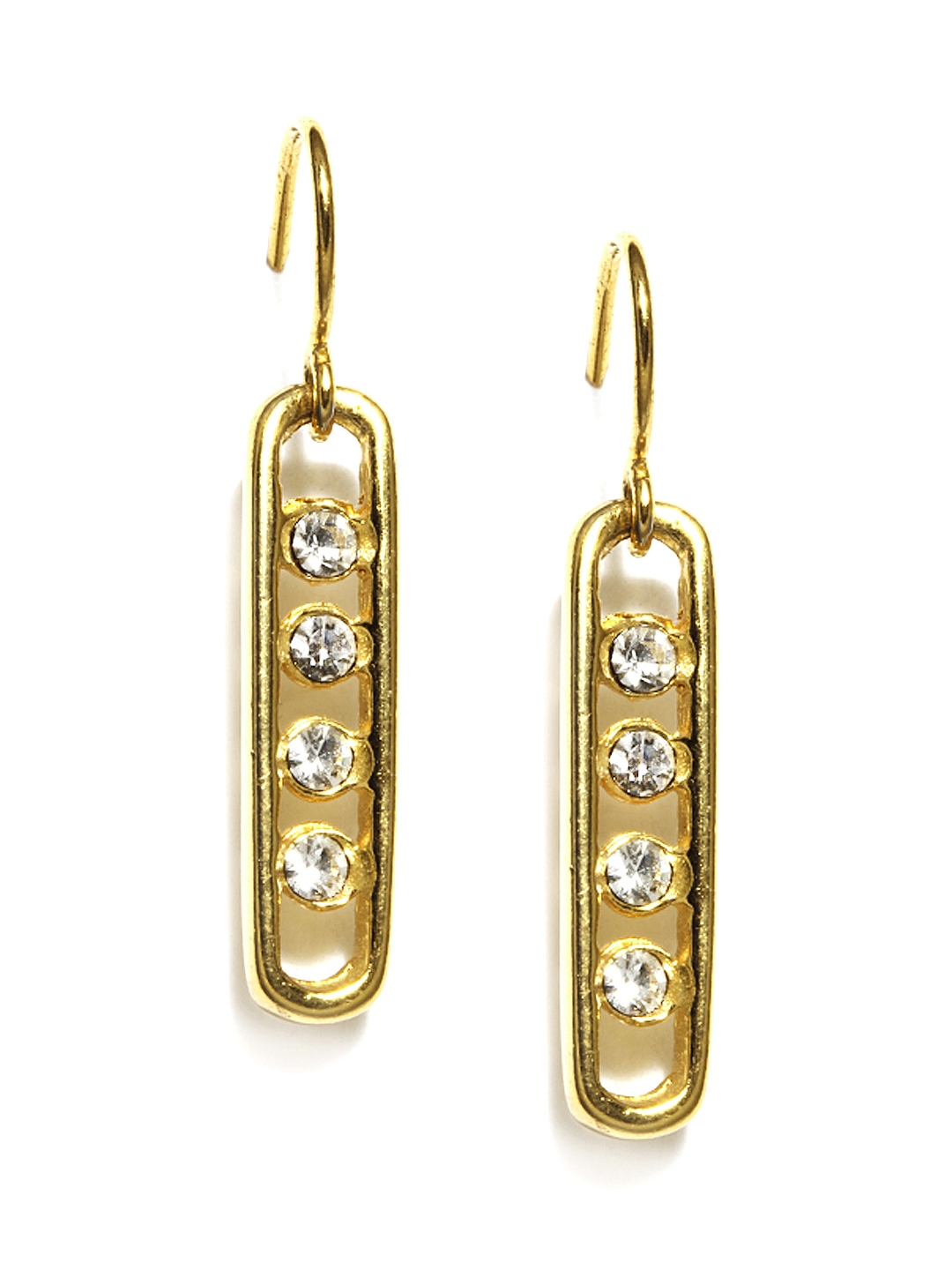 Buy Estelle Gold Plated Drop Earrings - Earrings for Women 177874 | Myntra