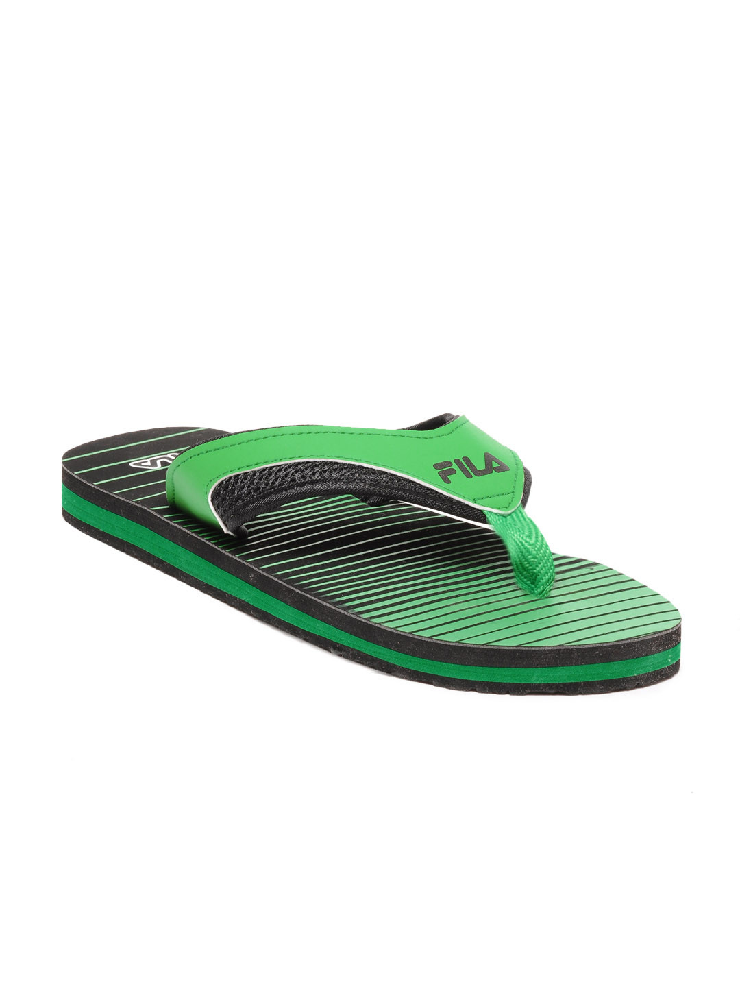 mens green flip flops