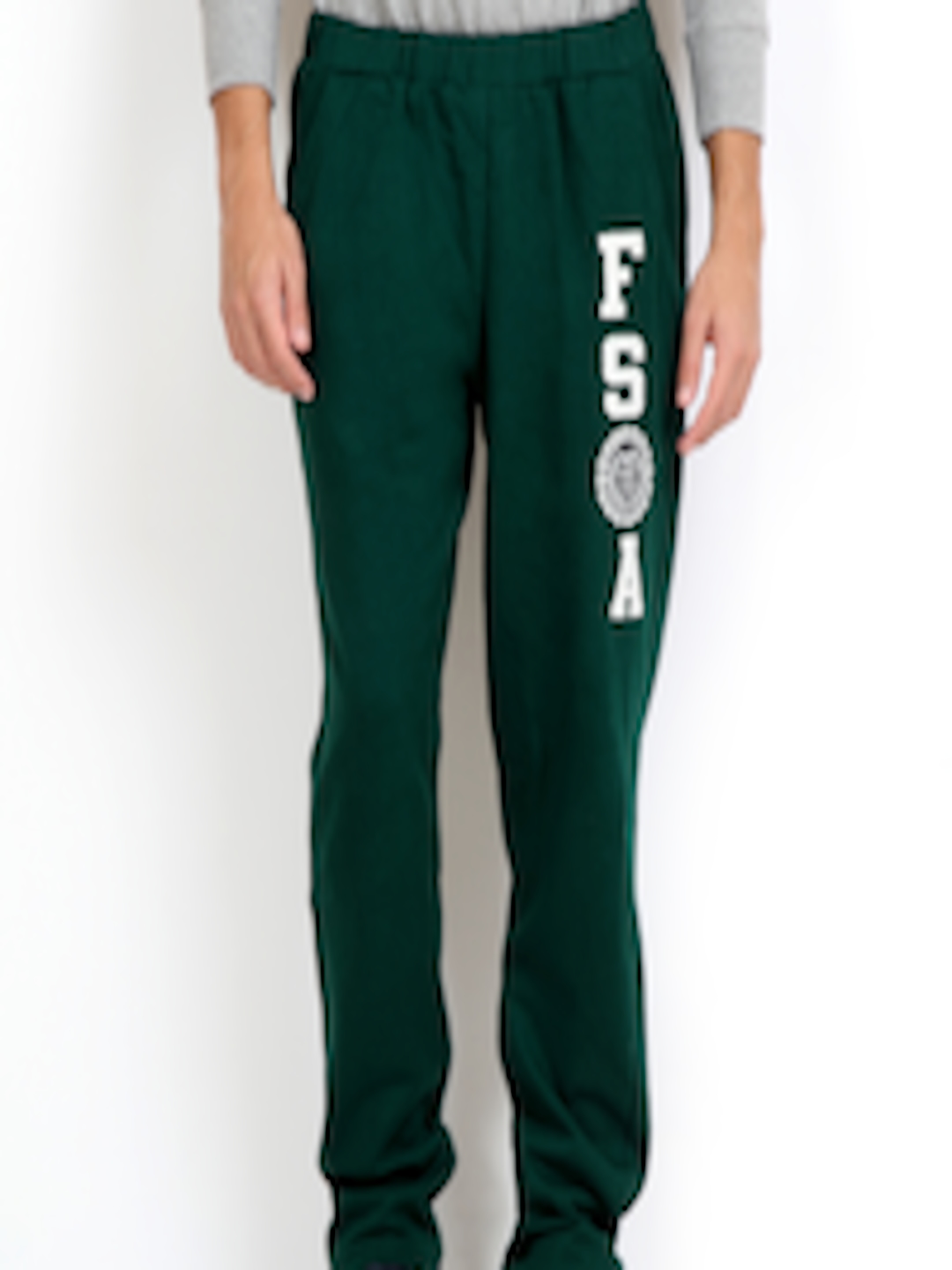 Buy FILA Men Green Track Pants - Track Pants for Men 175735 | Myntra