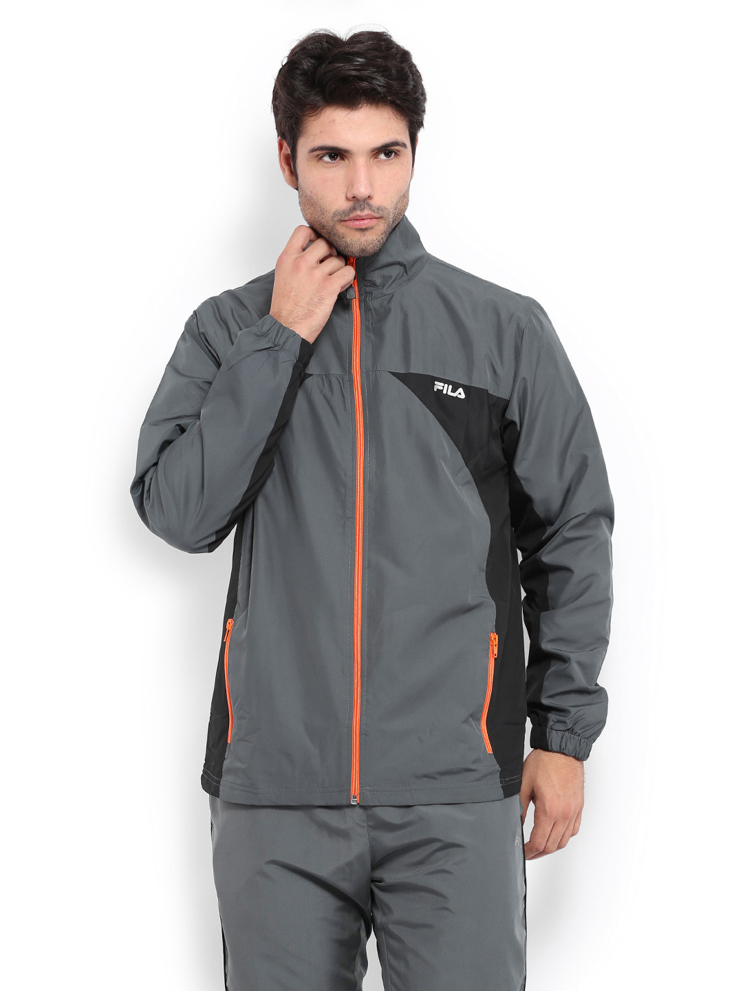 Buy FILA Men Grey Jacket Jackets for Men 428816 Myntra