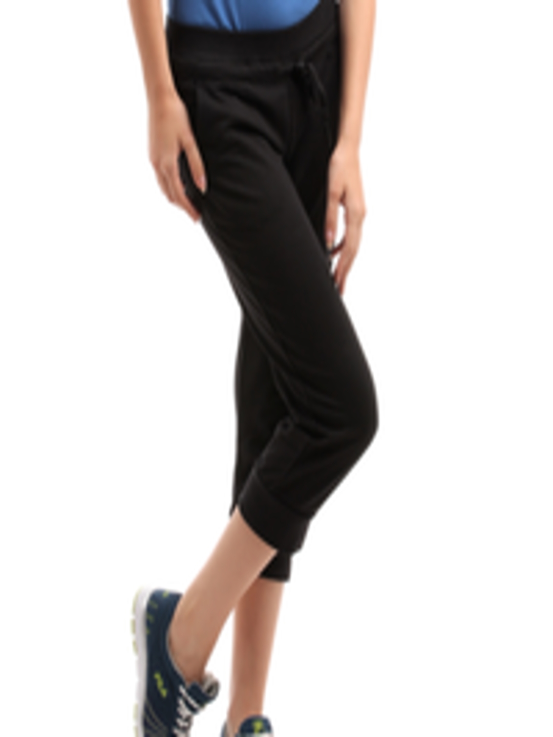 Buy Fila Women Black 3/4 Pants - Capris for Women 76250 | Myntra