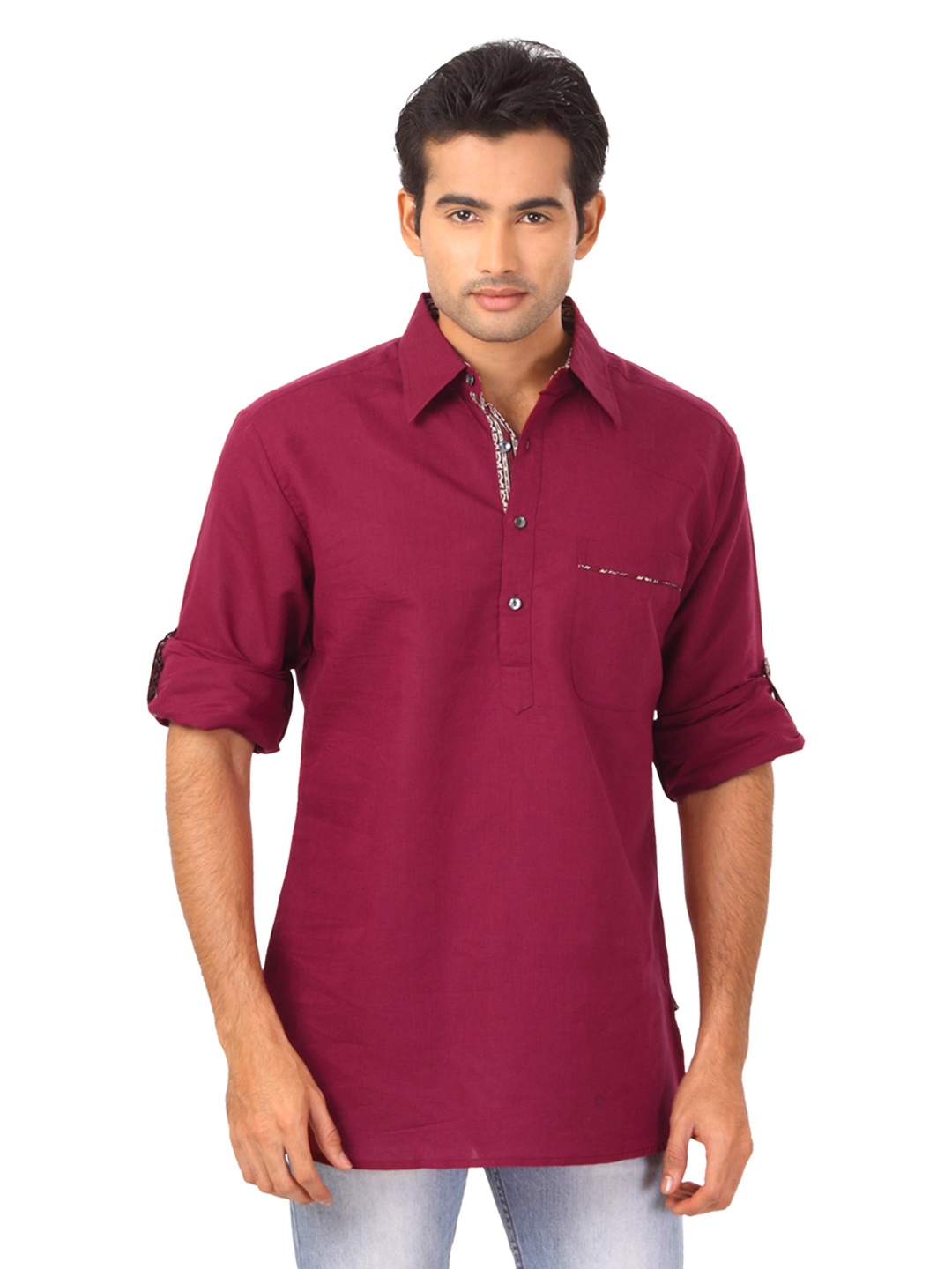 mens kurta in myntra
