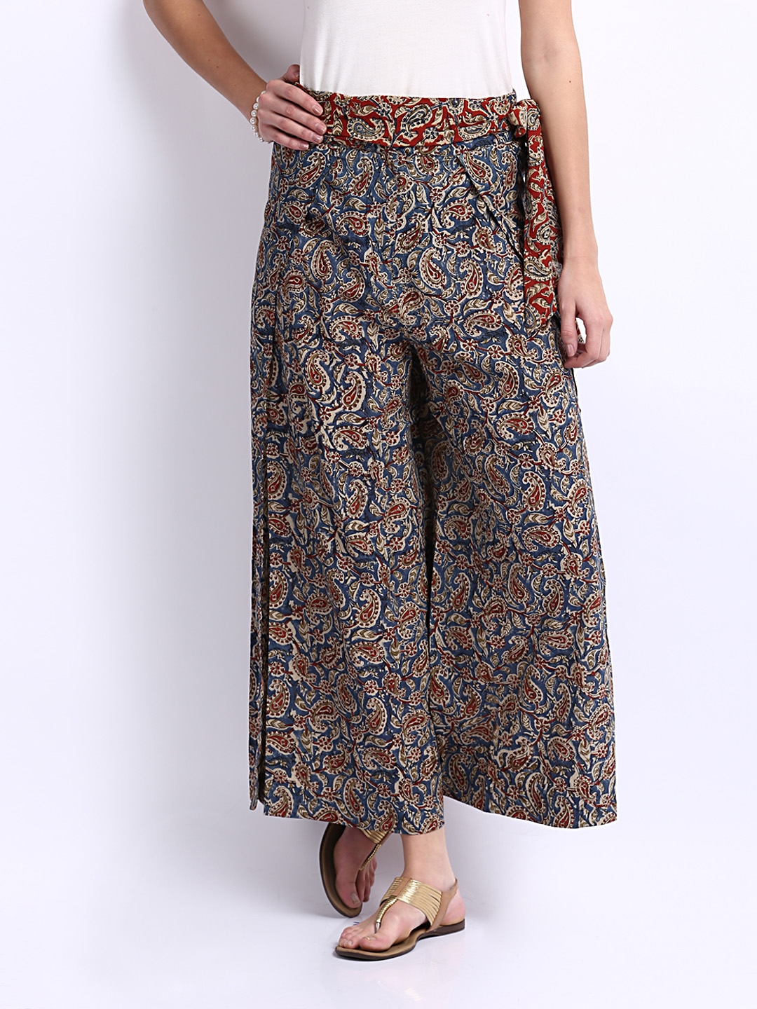 palazzo pants with top myntra