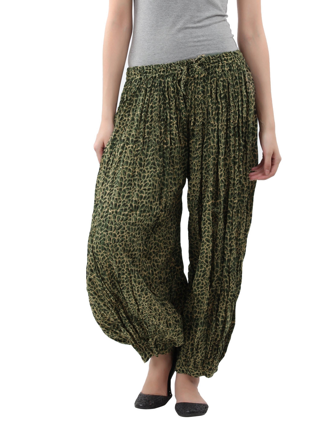 crinkle track pants