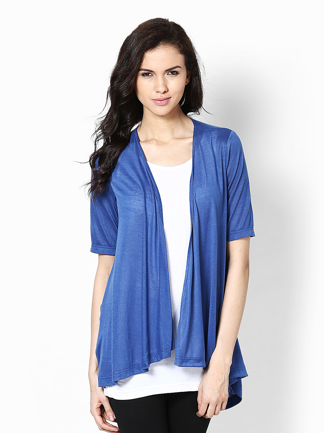 Buy Femella Blue Shrug Shrug for Women 310741 Myntra