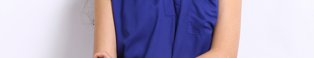 Buy Femella Women Blue Top - Tops for Women 230828 | Myntra