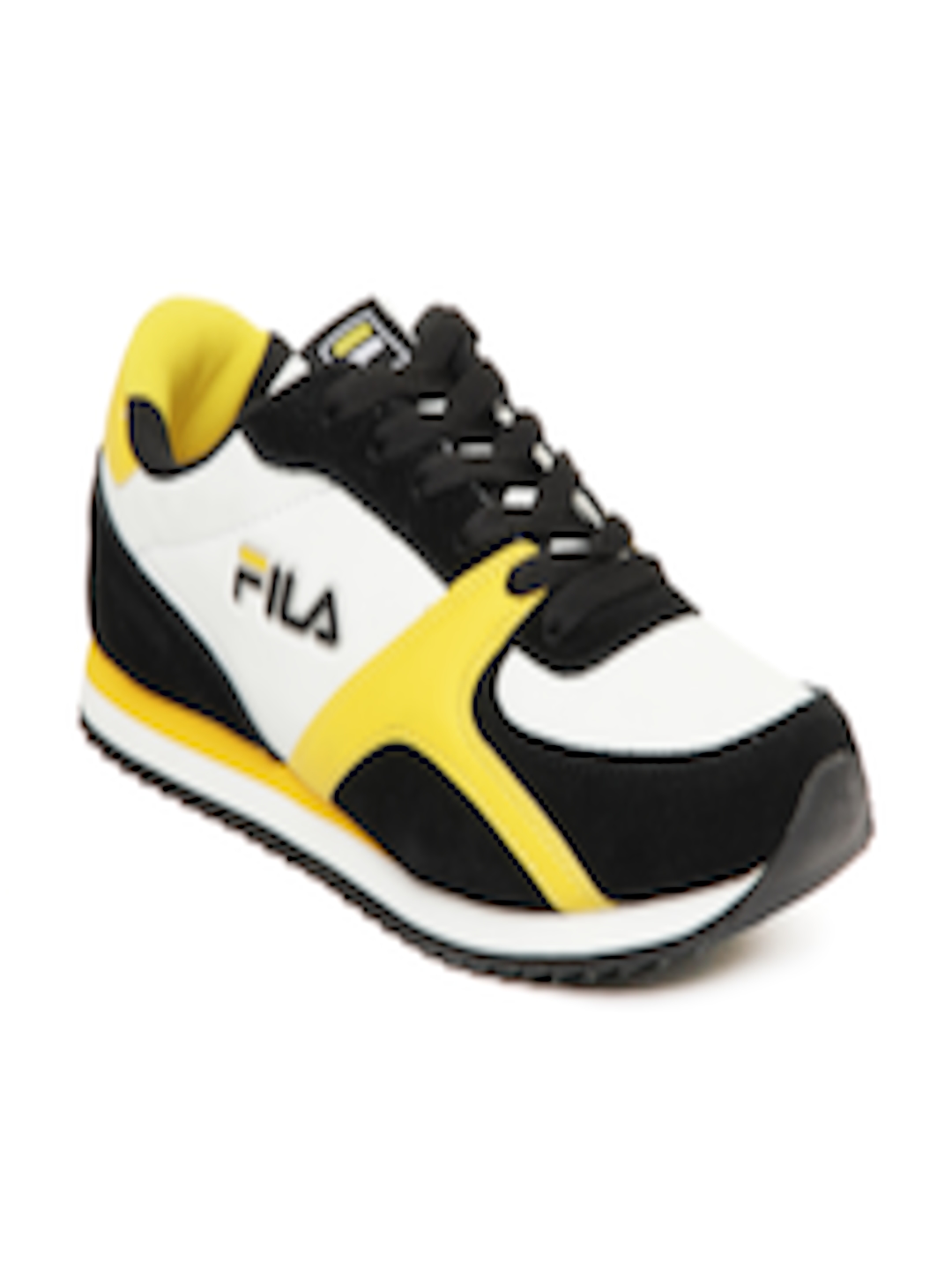 Buy Fila Men Black & White Jog 101 Sports Shoes - Sports Shoes for Men ...