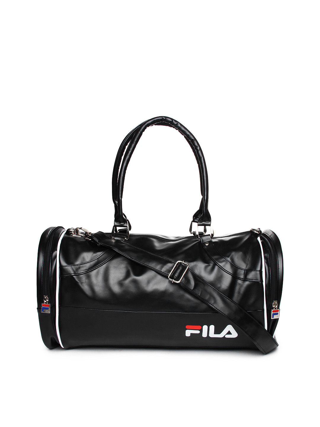 Buy Fila Unisex Black Duffle Bag Duffel Bag for Unisex 435851 Myntra