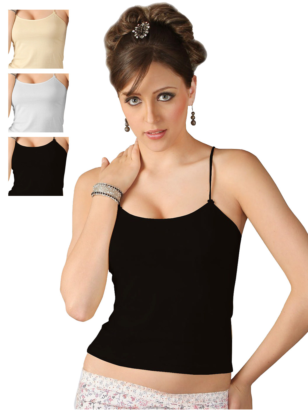 Buy Floret Pack Of 3 Camisoles 1449 Camisoles for Women 818157 Myntra