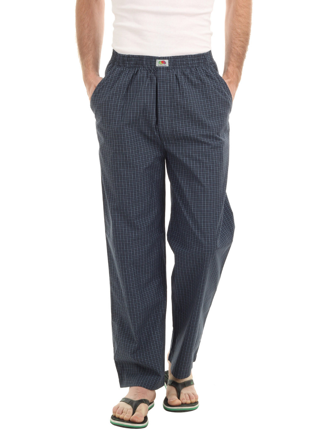 Buy Fruit Of The Loom Men Blue Lounge Pants Lounge Pants for Men