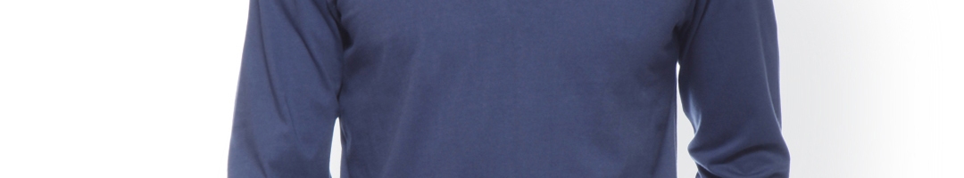 Buy GRITSTONES Men Navy Henley T Shirt - Tshirts for Men 474496 | Myntra