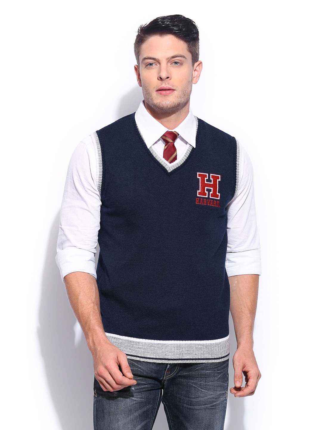 harvard polo sweater