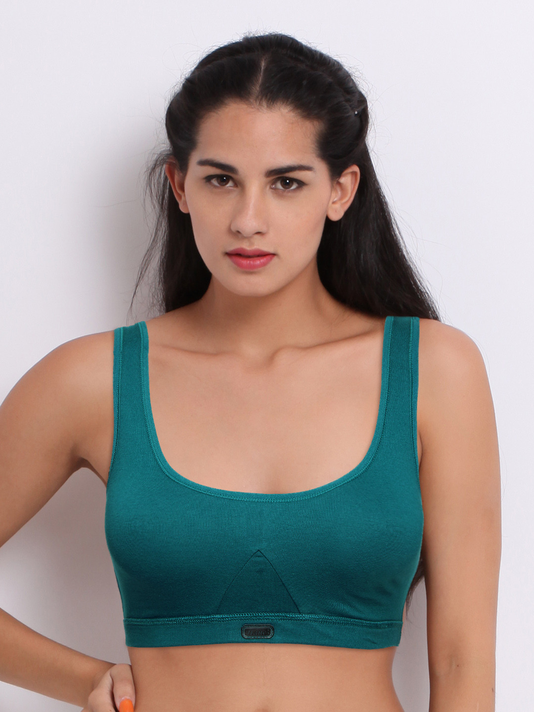 Buy Hanes Teal Blue Active Comfort Sports Bra U204 Bra for Women