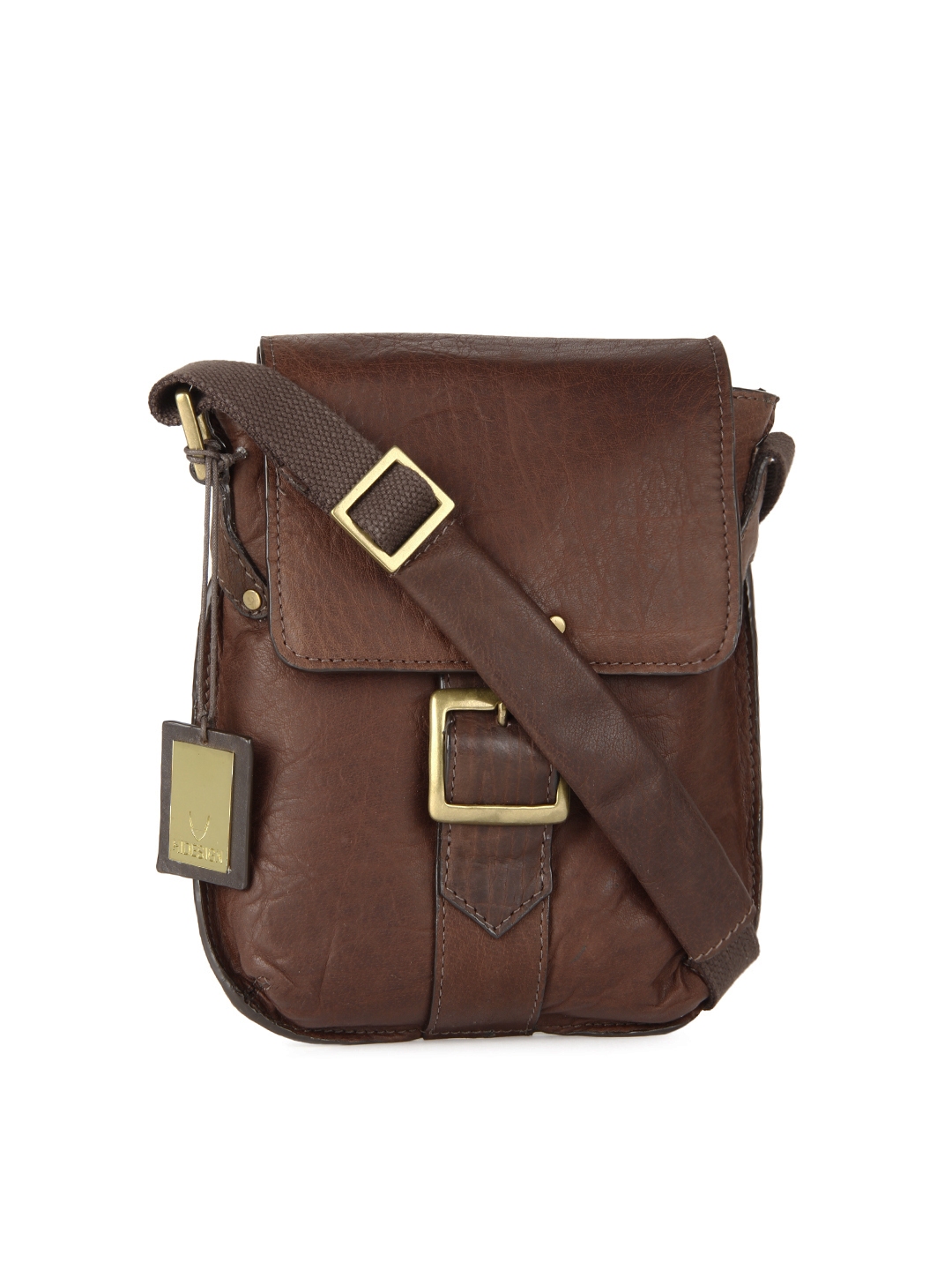 Buy Hidesign Men Brown Vespucci Sling Bag - Messenger Bag for Men 155438 | Myntra
