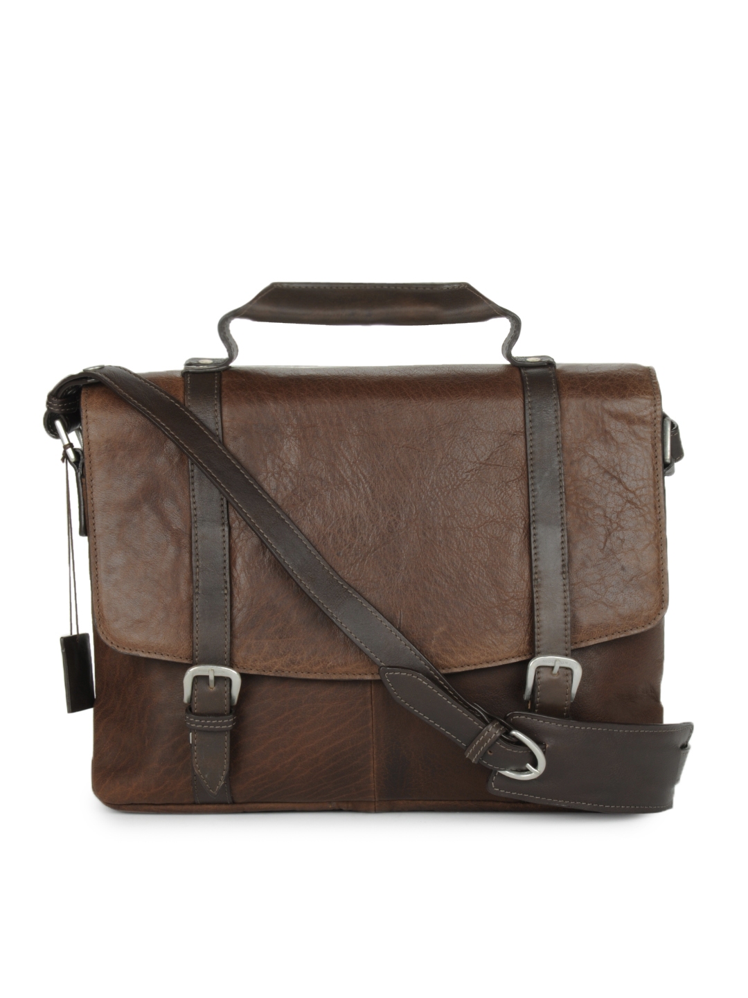 Buy Hidesign Men Brown Union Street Sling Bag - Messenger Bag for Men ...