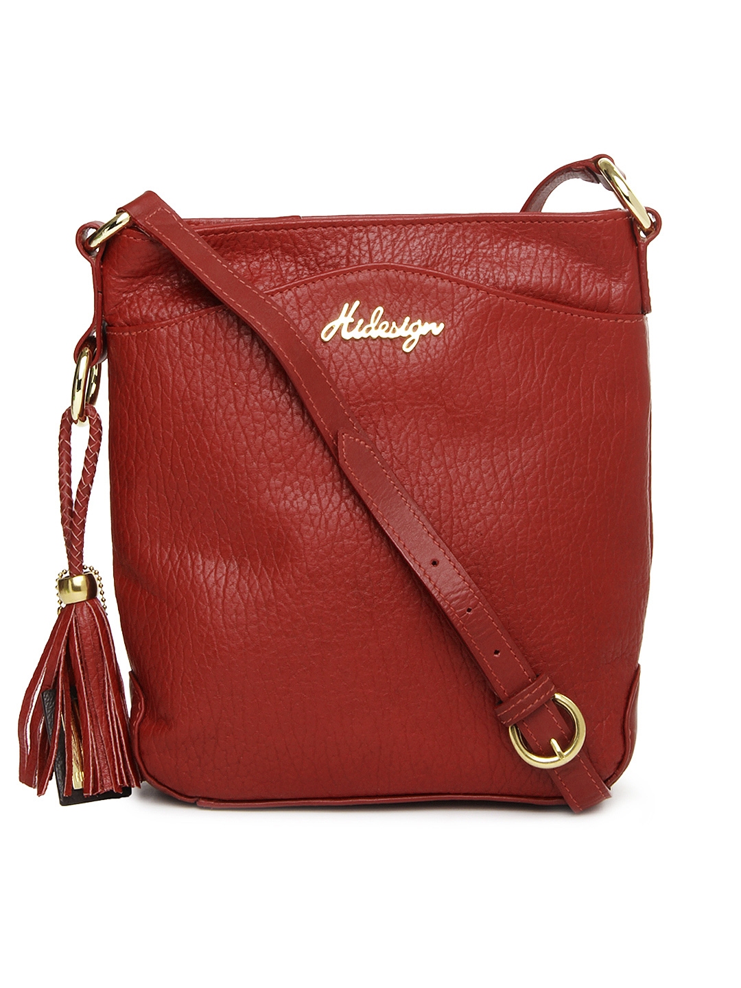 Buy Hidesign Red Leather Sling Bag - Handbags for Women 467706 | Myntra