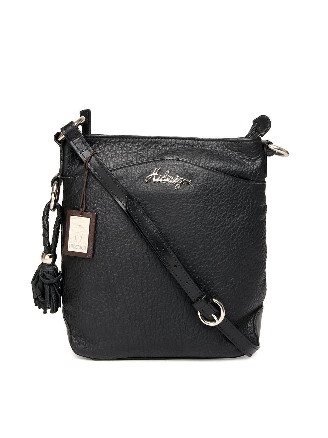 Buy Hidesign Women Black Leather Joplin Sling Bag Handbags for Women