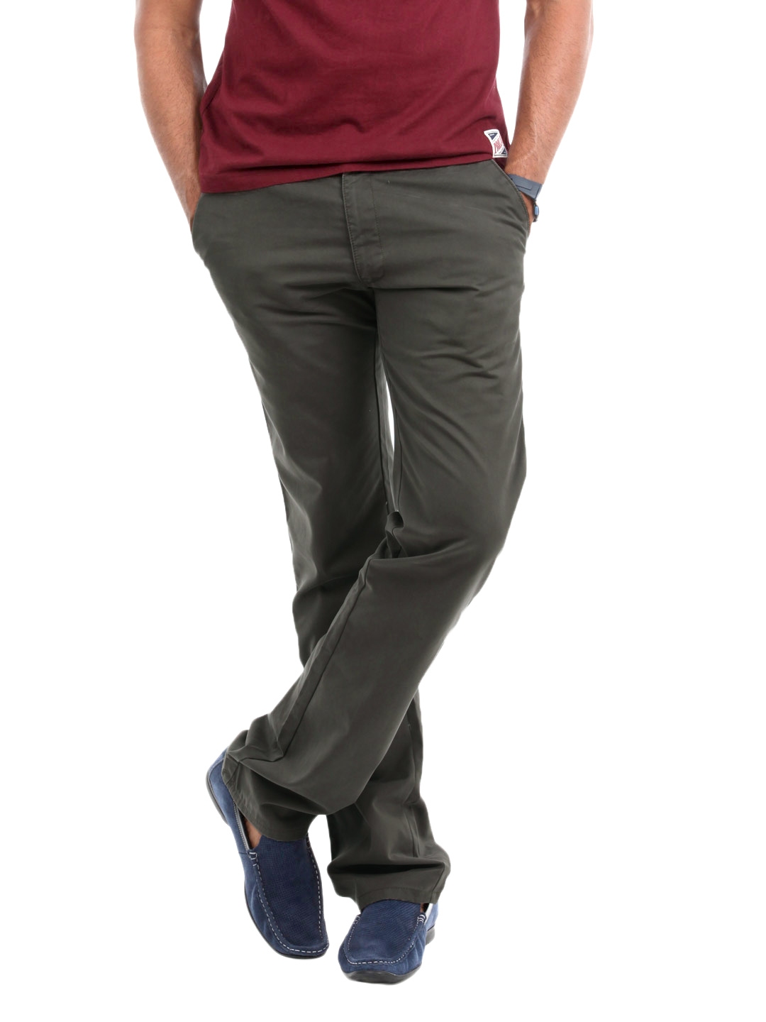 charcoal chinos