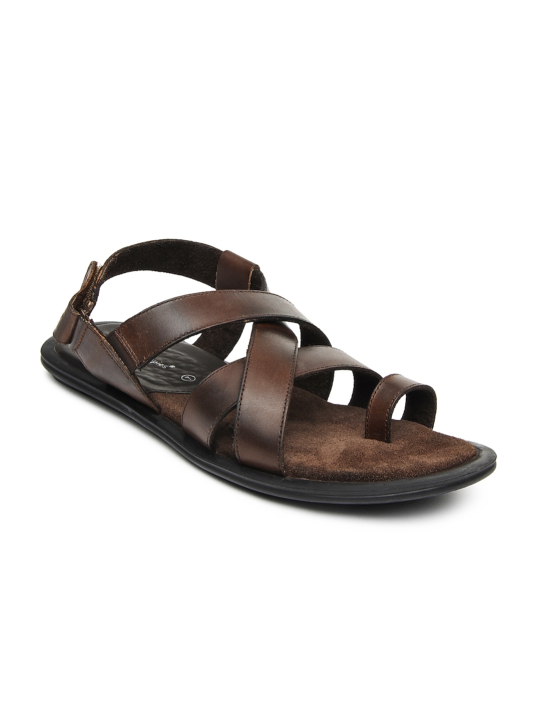 hush puppies mens leather sandals