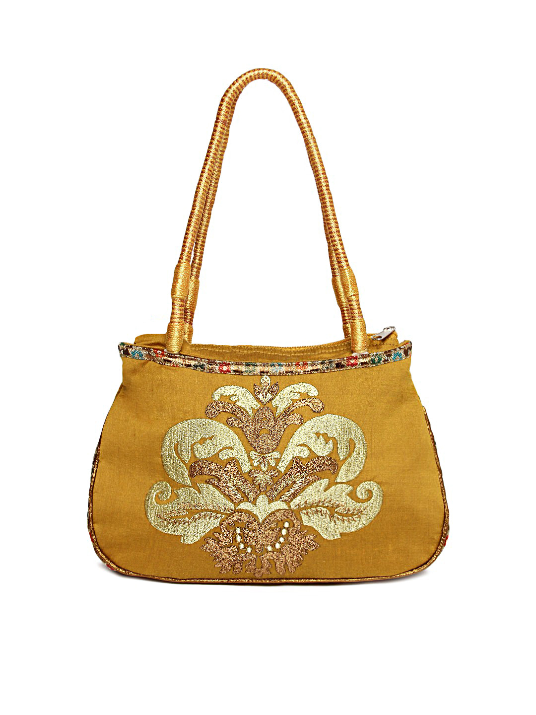 Buy Indian Rain Mustard Yellow Bobbie Handbag Handbags for Women