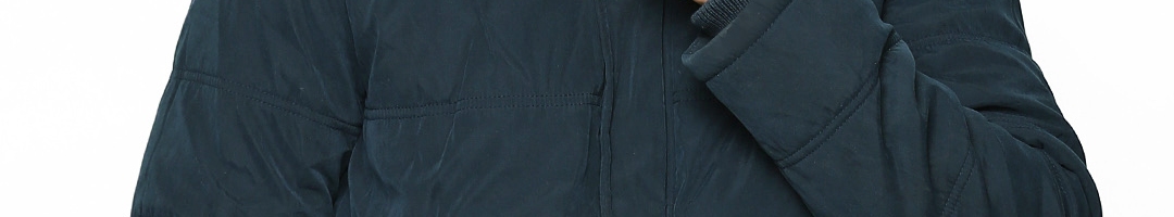 Buy Jack & Jones Men Navy Padded Jacket - Jackets for Men 546733 | Myntra