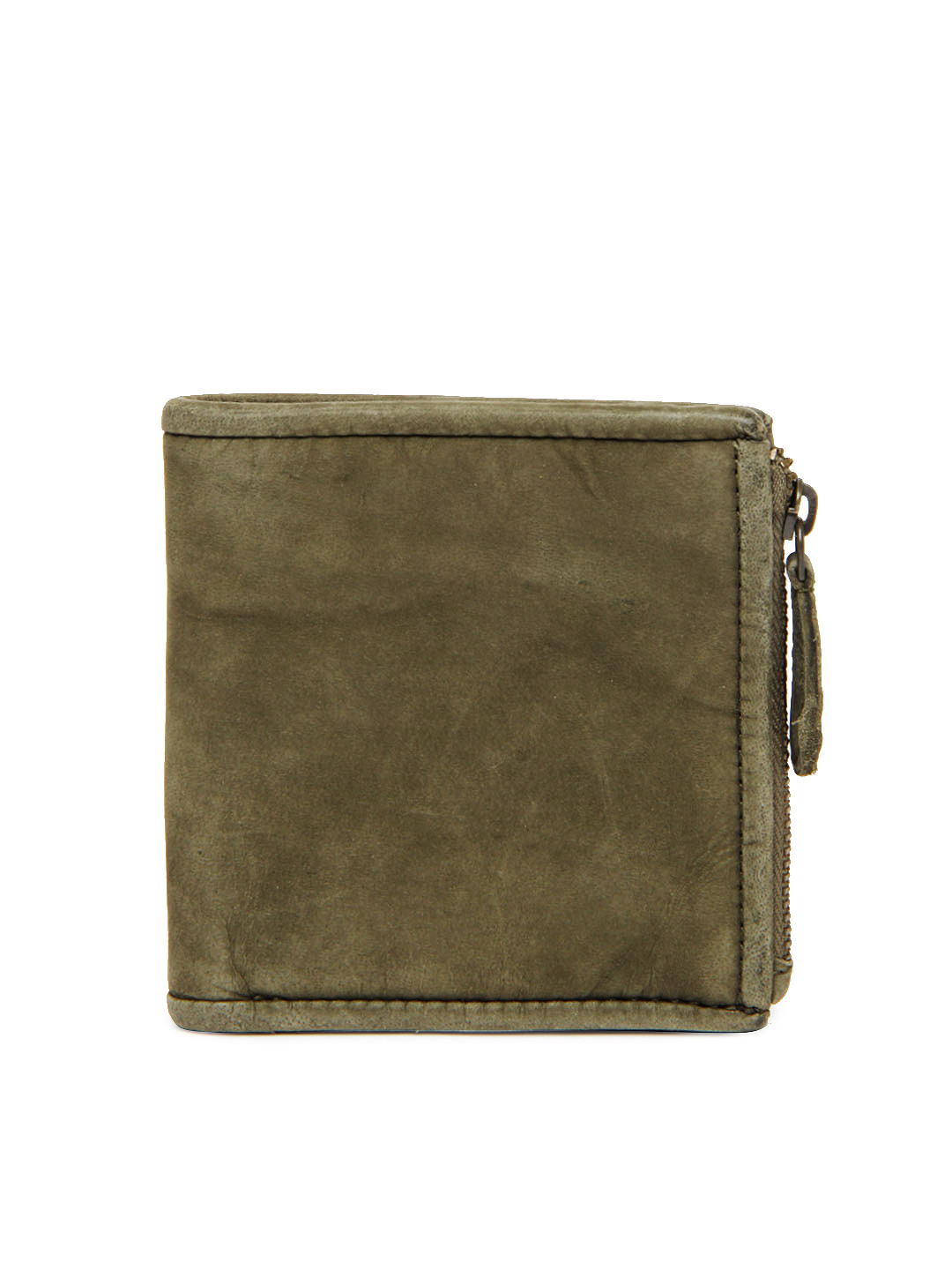 Buy Jack & Jones Men Olive Green Leather Wallet Wallets for Men