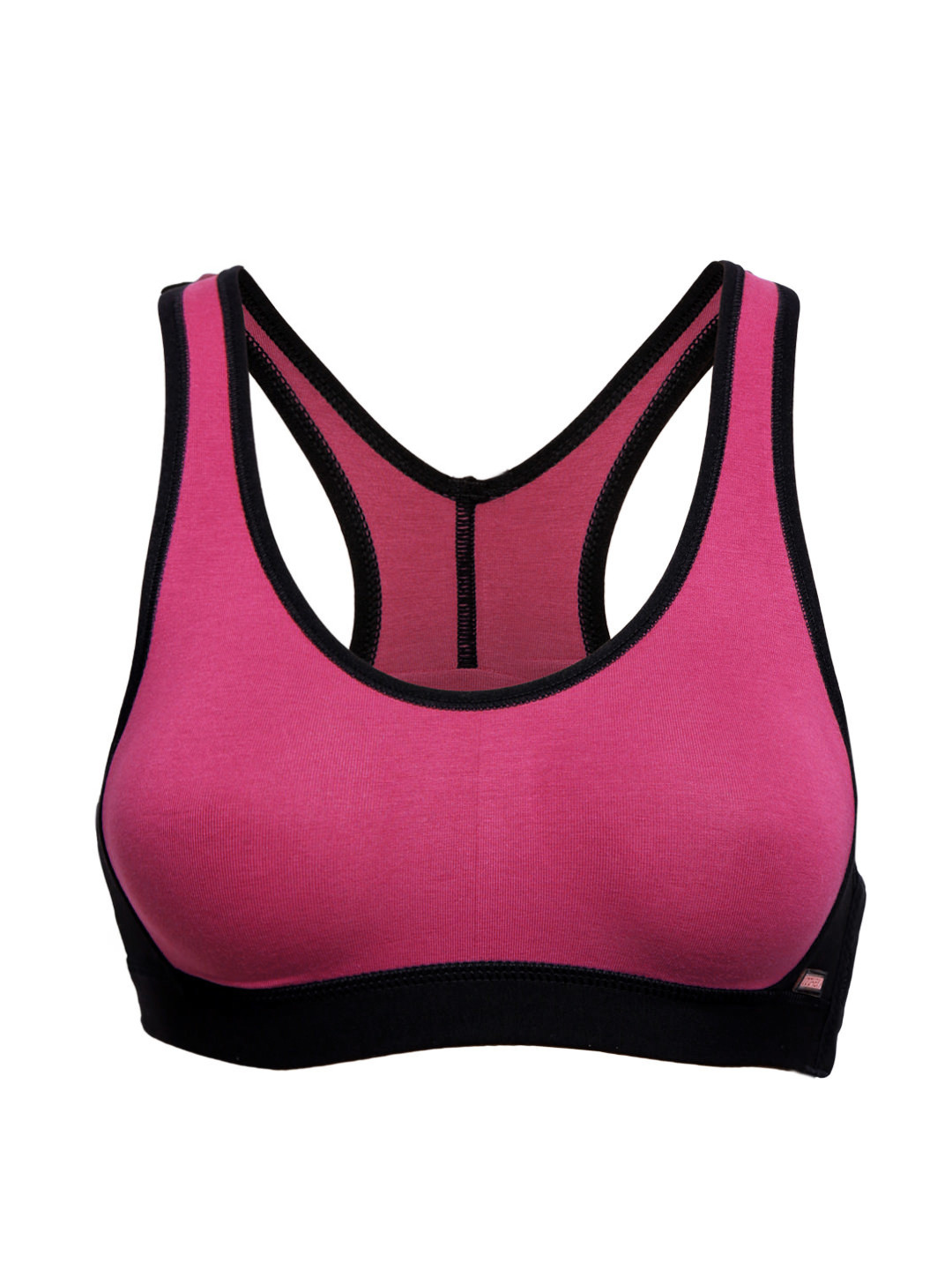 Buy Jockey Active Pink & Black Racerback Active Bra 1375 0105 Bra for